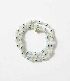 NEW MARLYN SCHIFF women's glass bead wrap bracelet in mint